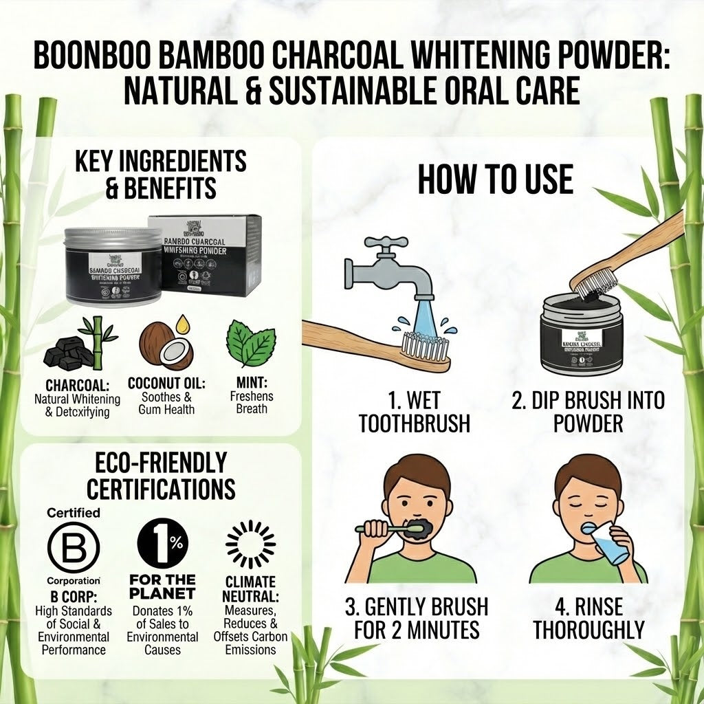 Bamboo Charcoal Whitening Powder