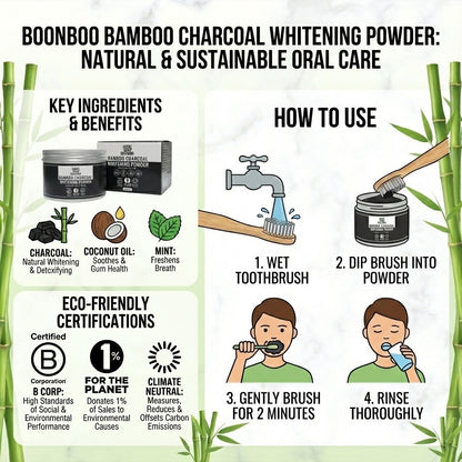 Bamboo Charcoal Whitening Powder
