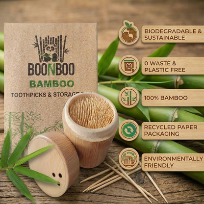 Bamboo Toothpicks – Storage Box