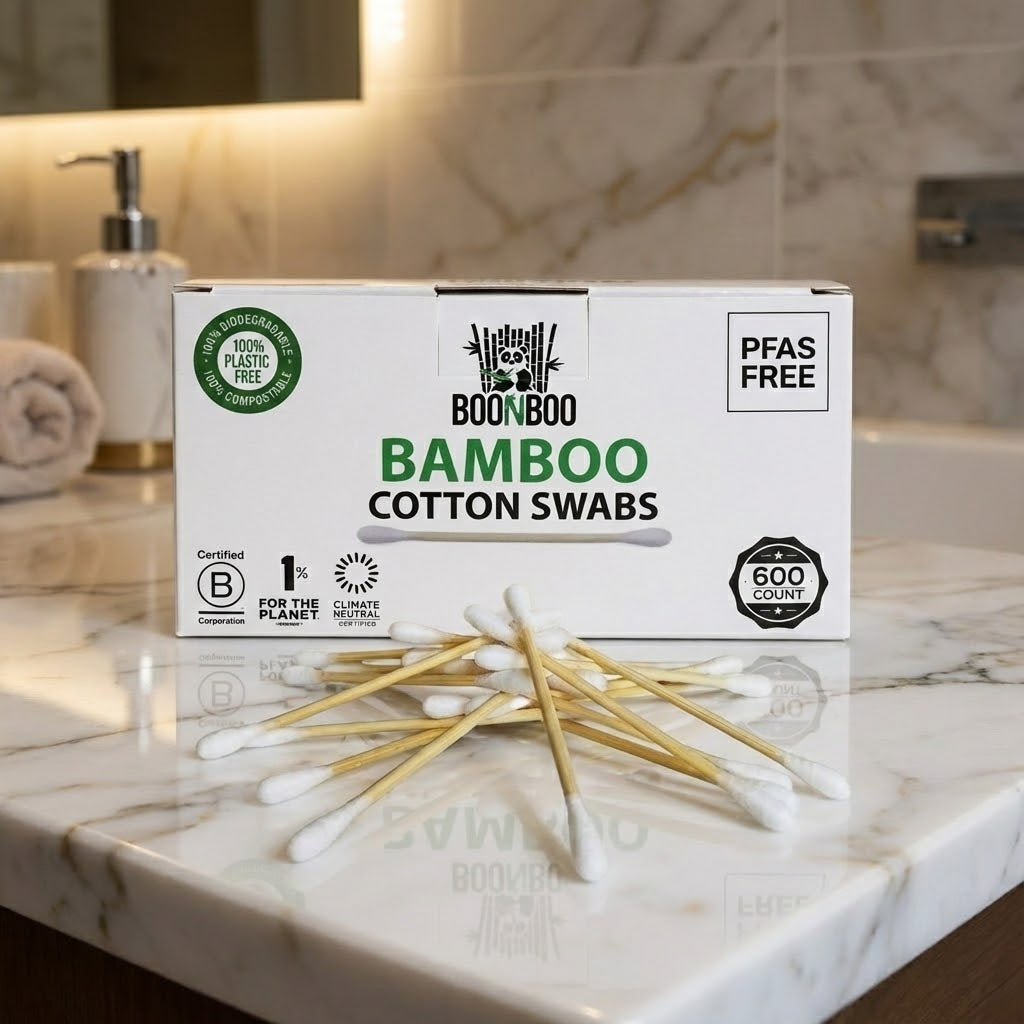 Bamboo Cotton Swabs –