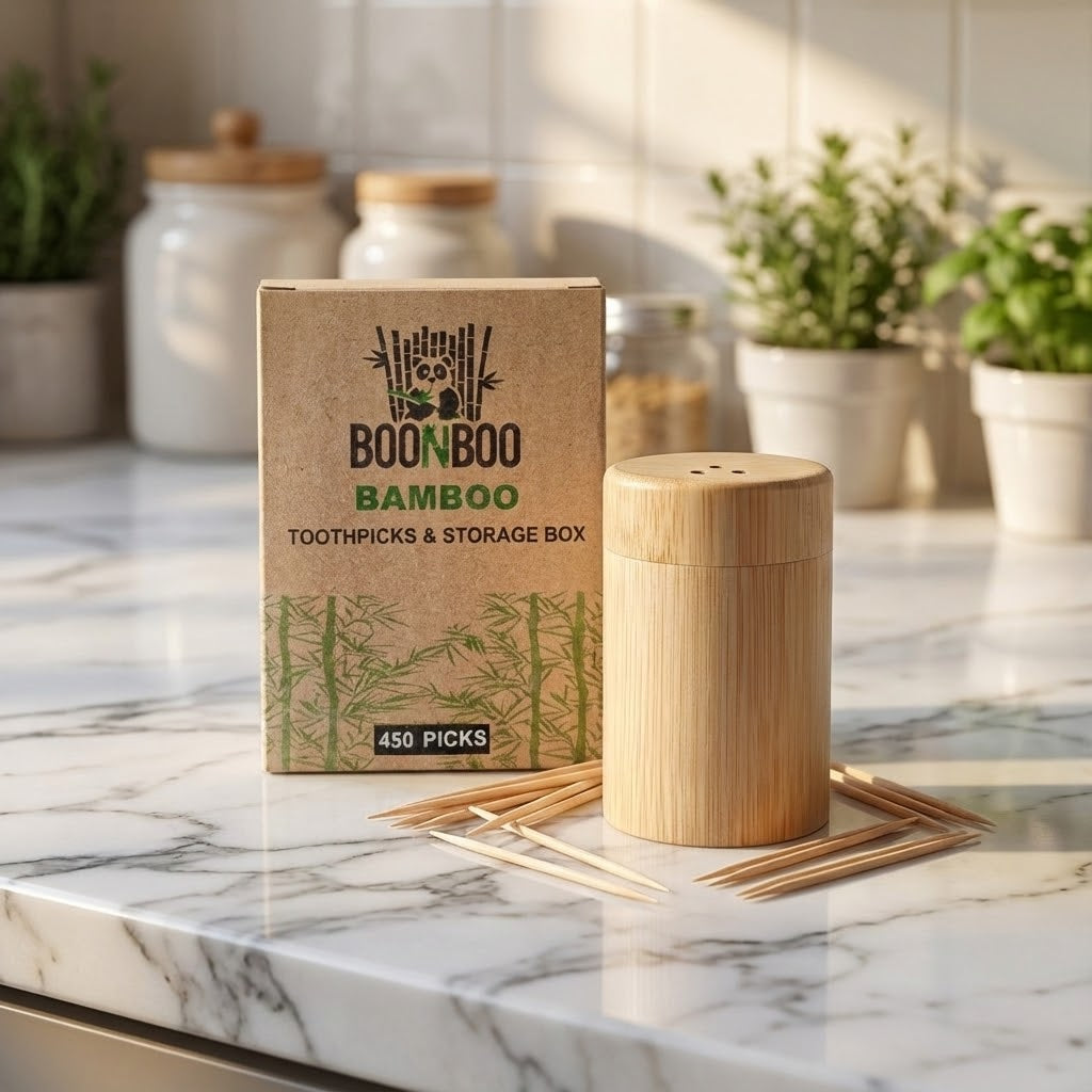 Bamboo Toothpicks – Storage Box