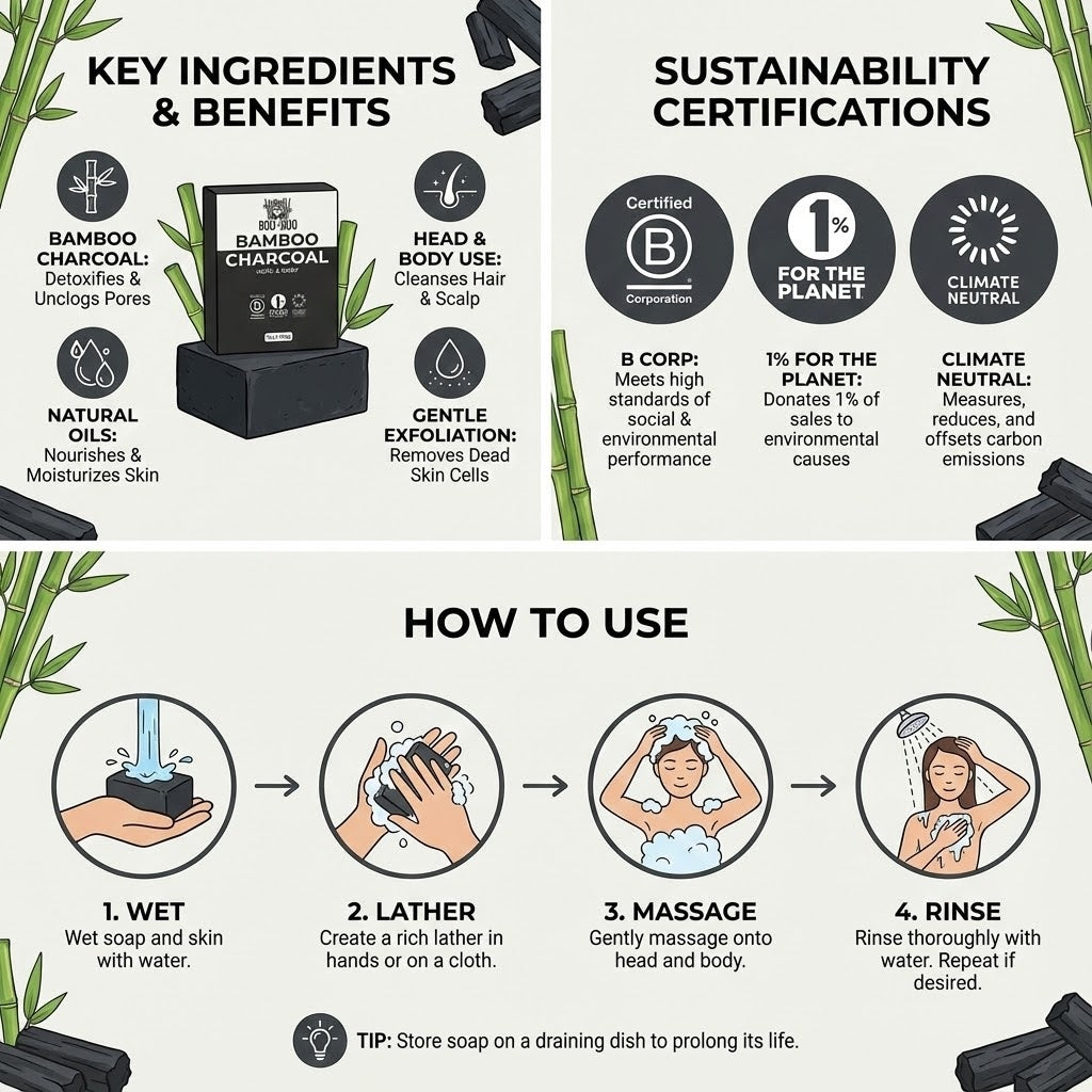 Bamboo Charcoal Body Soap