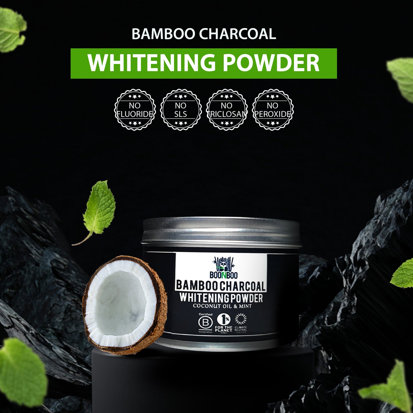 Bamboo Charcoal Whitening Powder